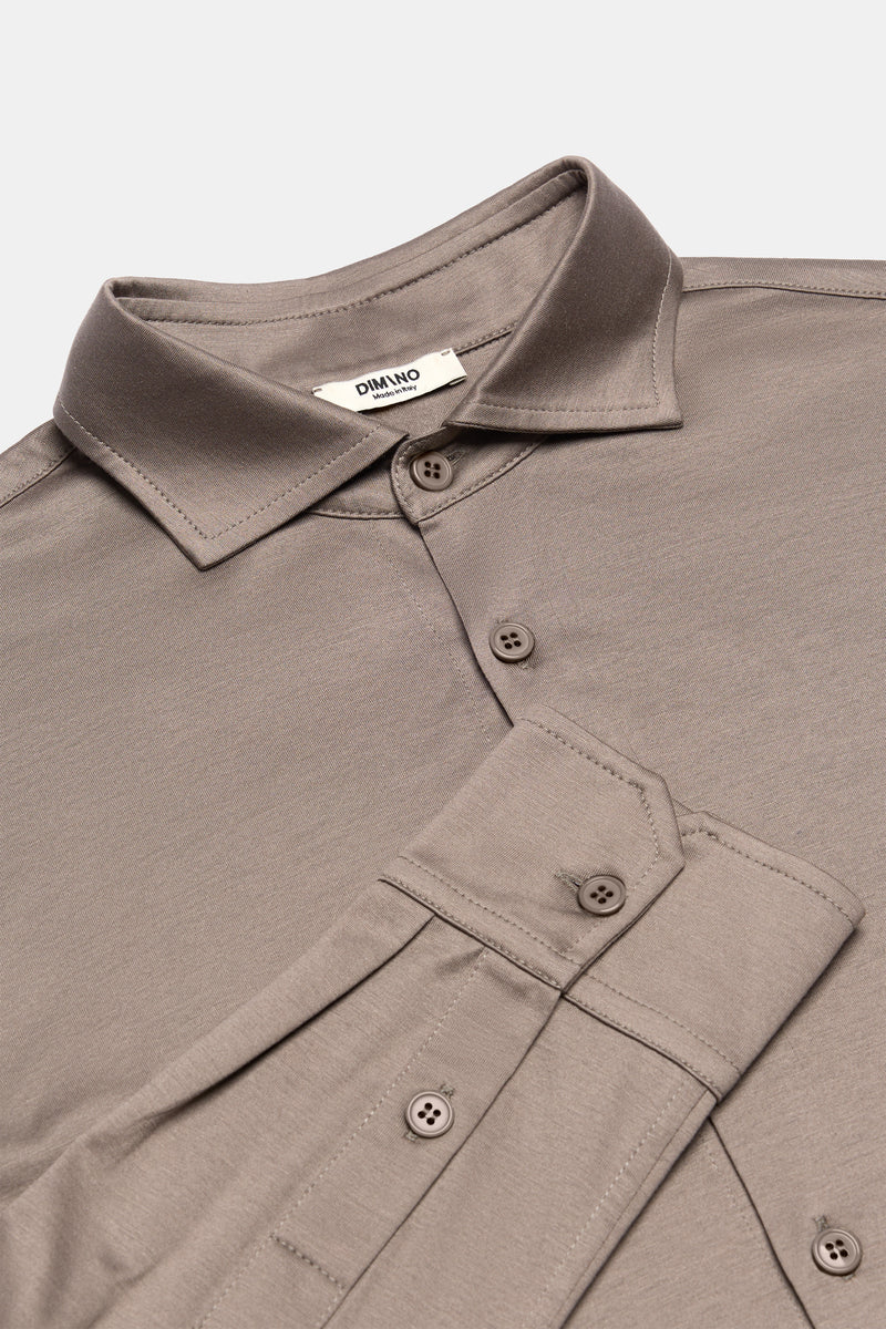 Sahara Taupe Formal Shirt