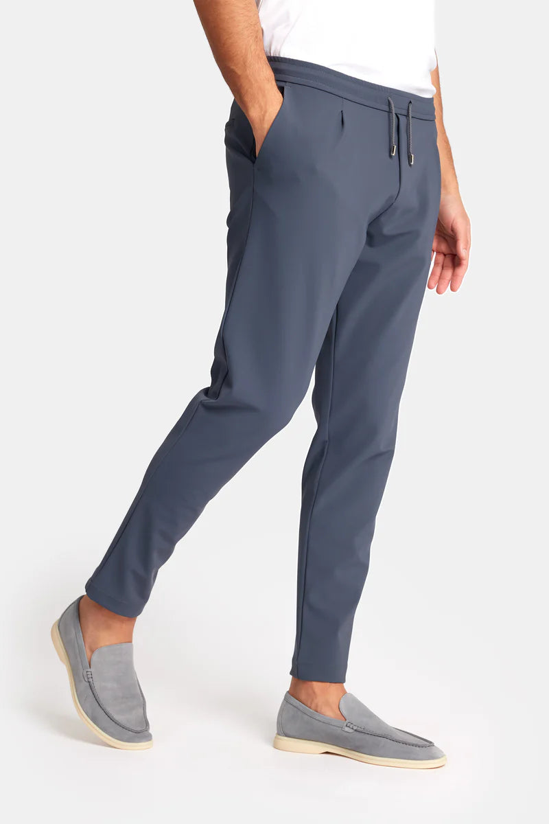 Steel Grey Smart Pants