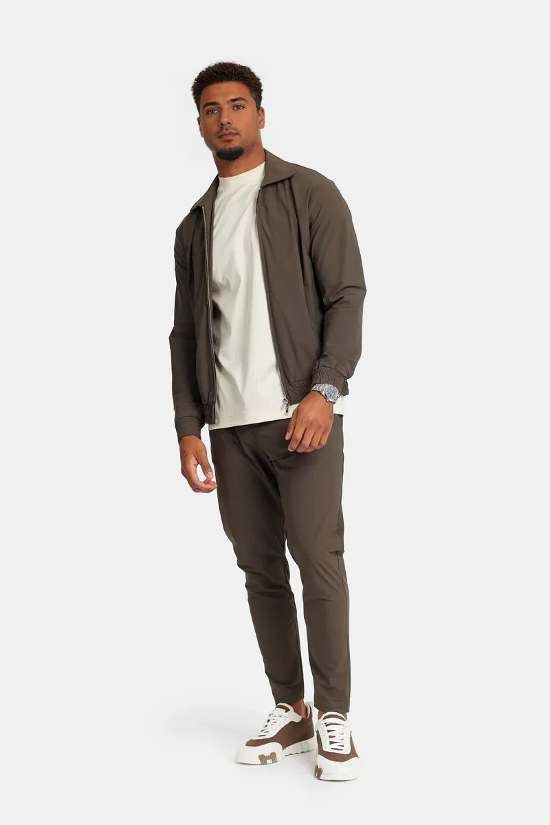 Chestnut Brown Tech Suit