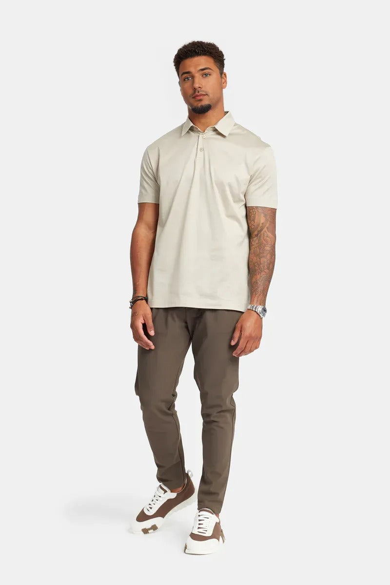 Sahara Beige Polo Shirt