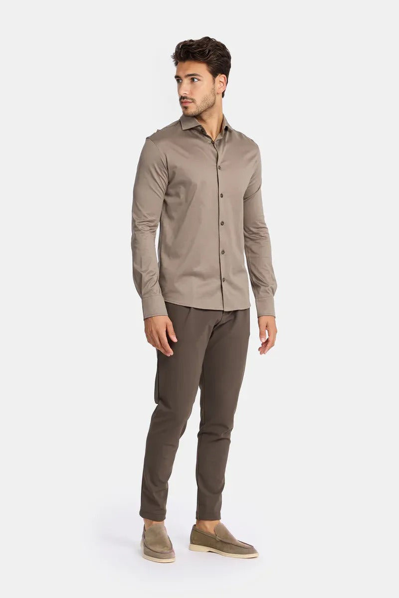 Sahara Taupe Formal Shirt