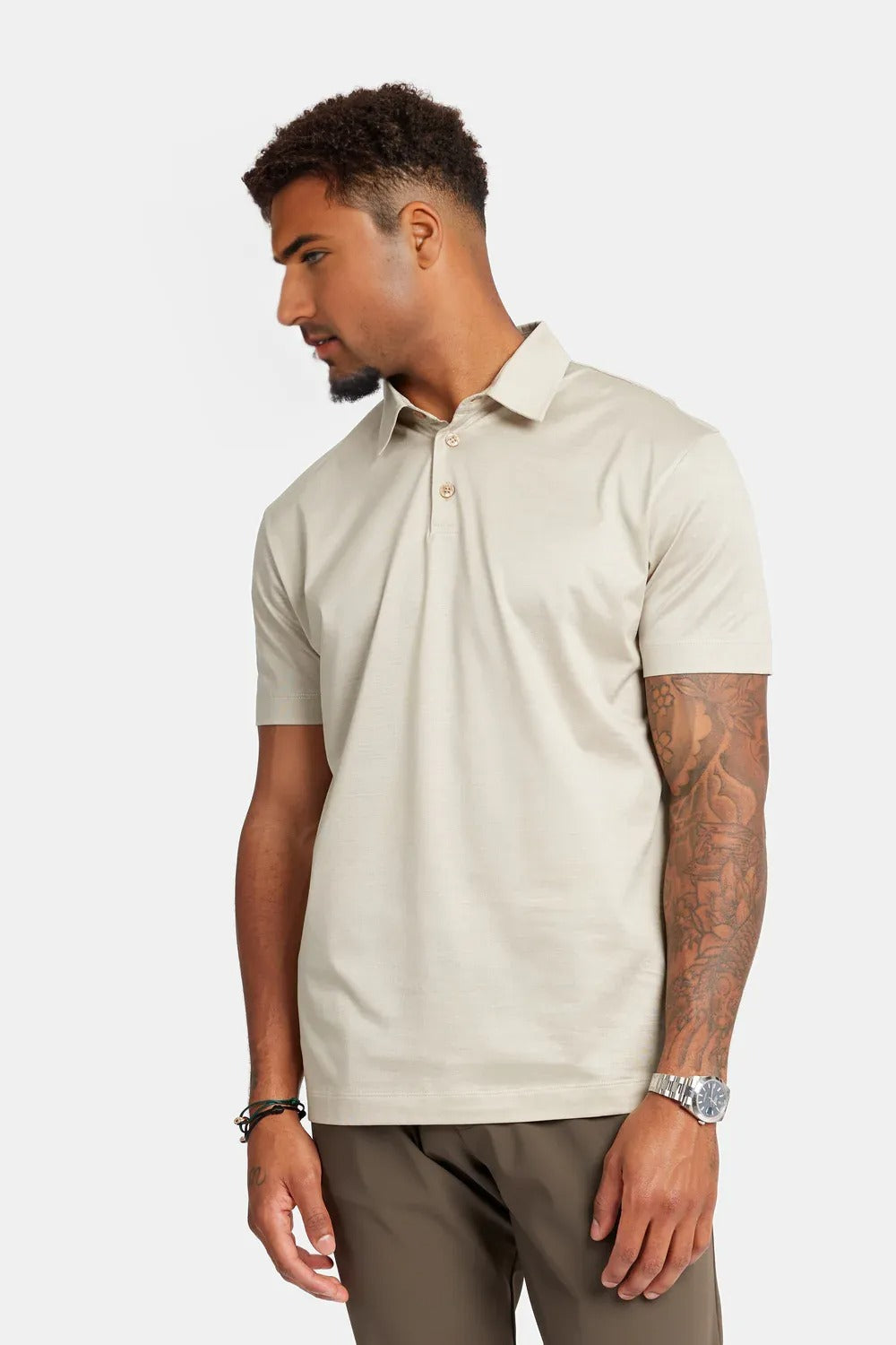 Sahara Beige Polo Shirt