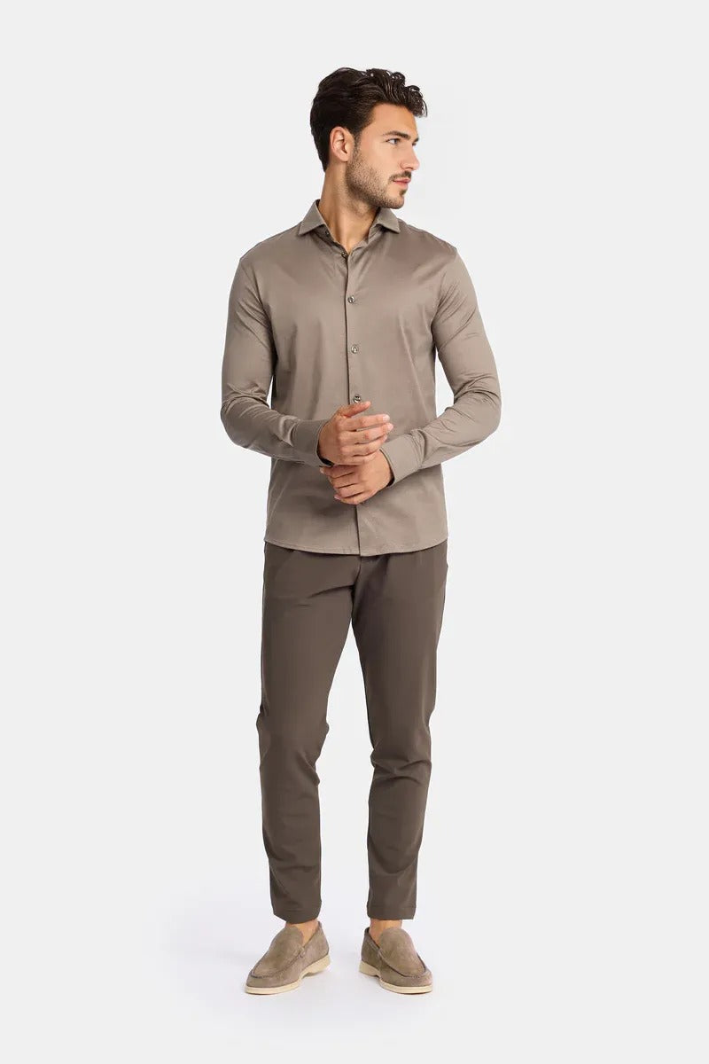 Sahara Taupe Formal Shirt