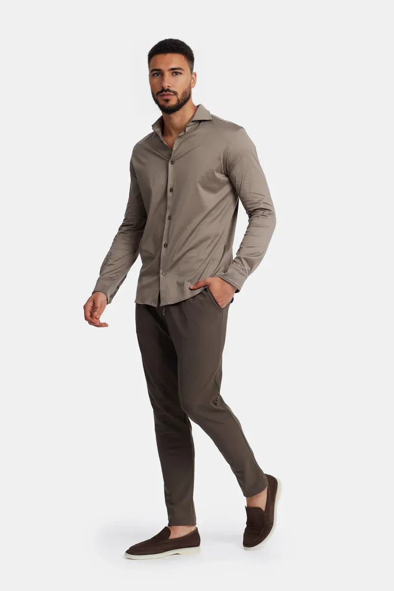 Sahara Taupe Formal Shirt