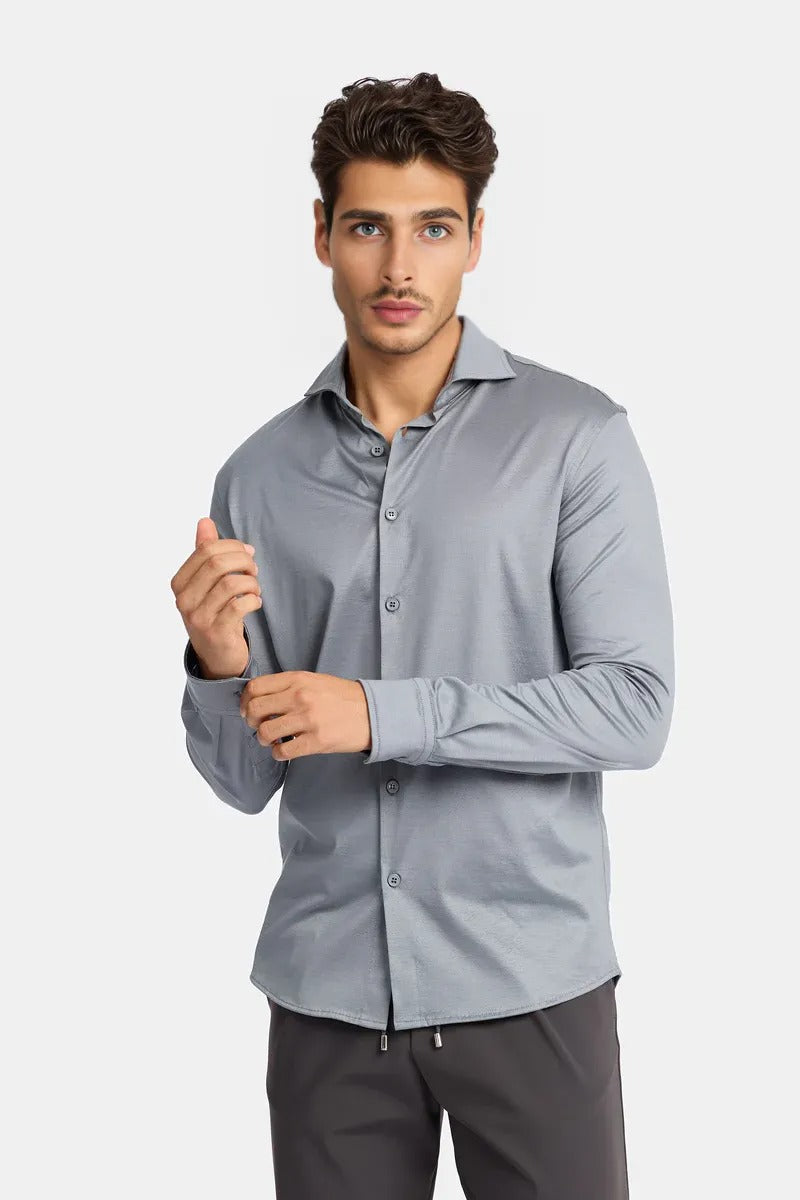 Smoky Grey Formal Shirt