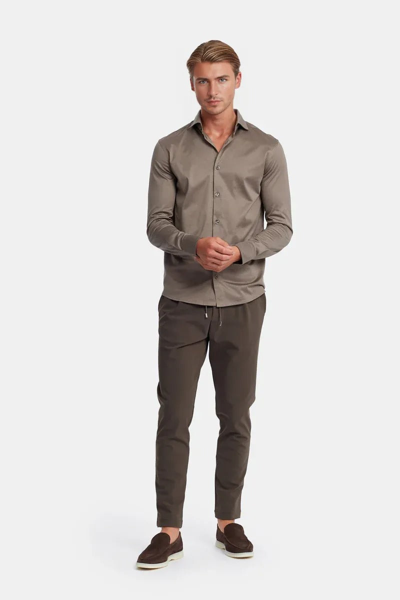 Sahara Taupe Formal Shirt